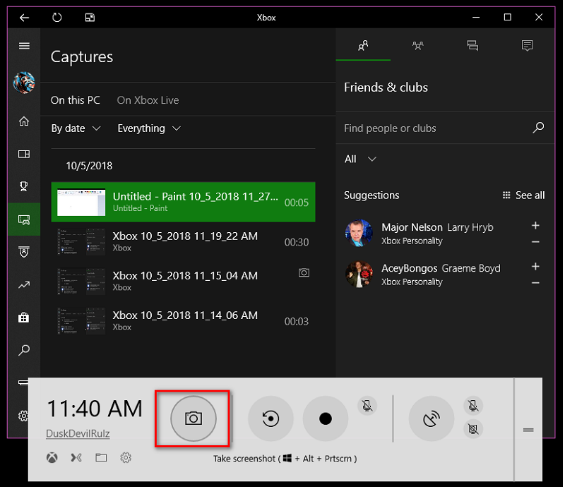 Use Windows 10 Xbox Game DVR To Record Your Screen