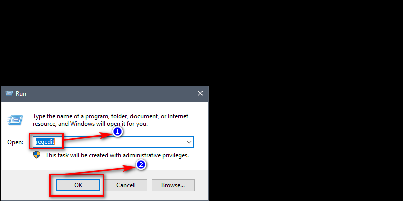 regedit