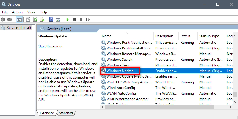 How to fix Service Registration is Missing or Corrupt Error on Windows 10