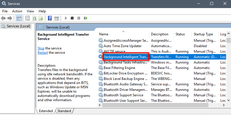 How to fix Service Registration is Missing or Corrupt Error on Windows 10