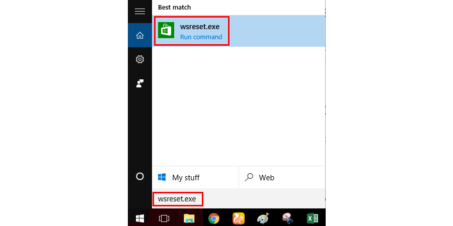 Reset Microsoft Store Cache