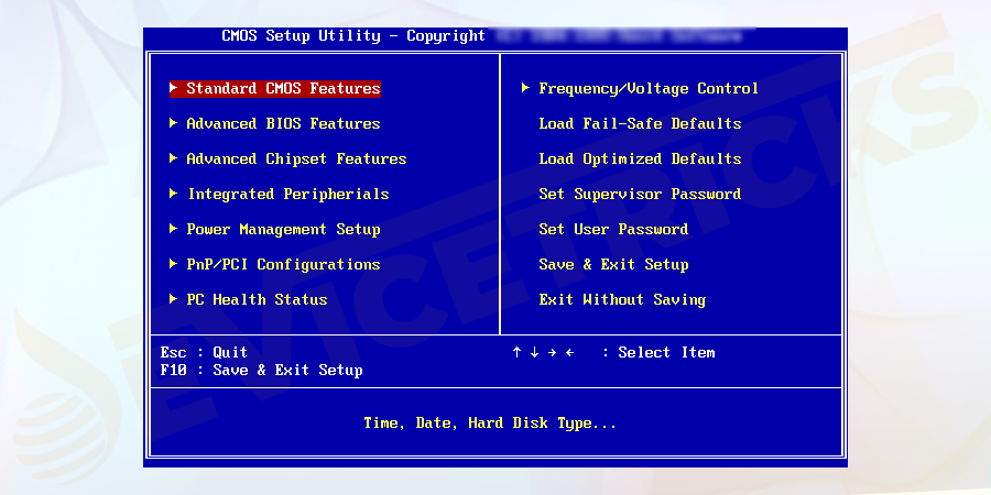 Once you find the right keys for your PC press the key once the first screen appears on the screen. You might hear a beep sound or message to indicate that you are in the BIOS setup.