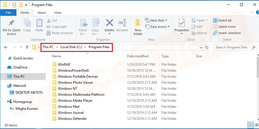 Move to the World of Warcraft download section, where you have installed the files and if you have not changed the path, then by default it is saved in the ‘Local Drive’ usually it is ‘C’ drive and the followed path is ‘Program Files’.