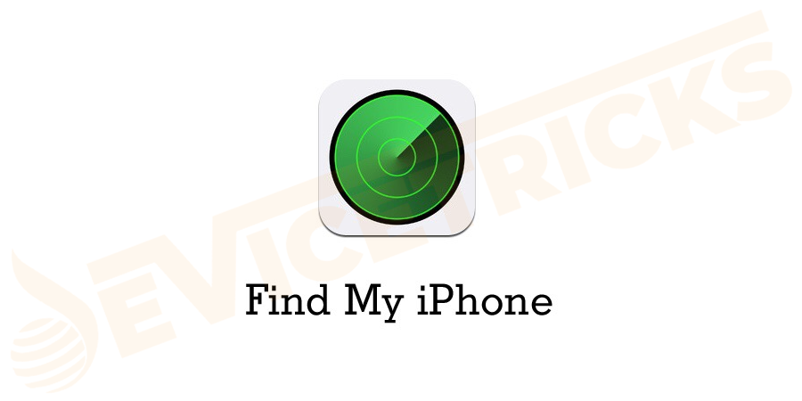 Now, on the next screen click find my iPhone.