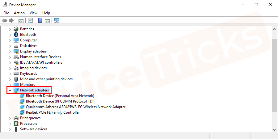 qualcomm atheros ar9485wb-eg not working