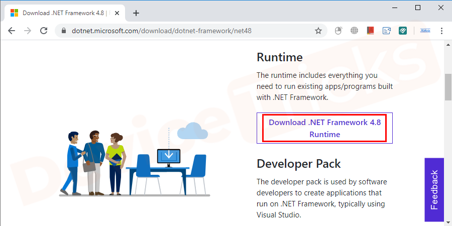 Click on the download option.