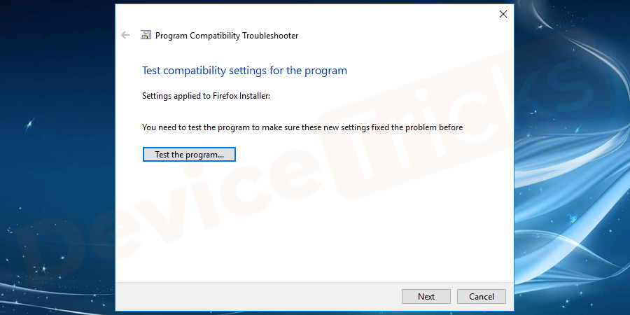 As a result, the settings will be applied as in the below image.