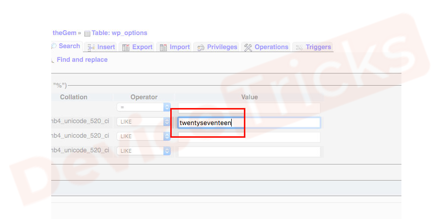 Search for template under option_name.