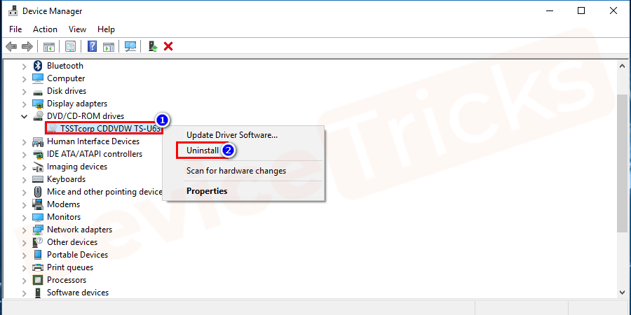 Find out the specific device that is not ready. Just right-click that device and select Uninstall.