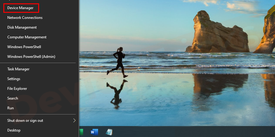 Go to the Device Manager on your computer.