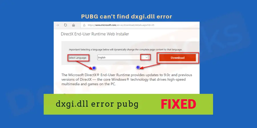 How to Fix PUBG cannot find dxgi.dll Error on Windows?