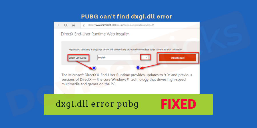 How to Fix PUBG cannot find dxgi.dll Error on Windows?