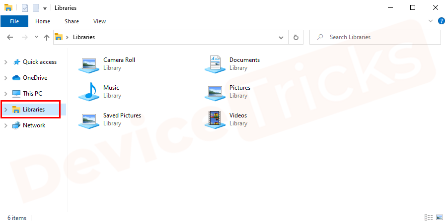 After this, you can see and check the libraries folder on the left menu.