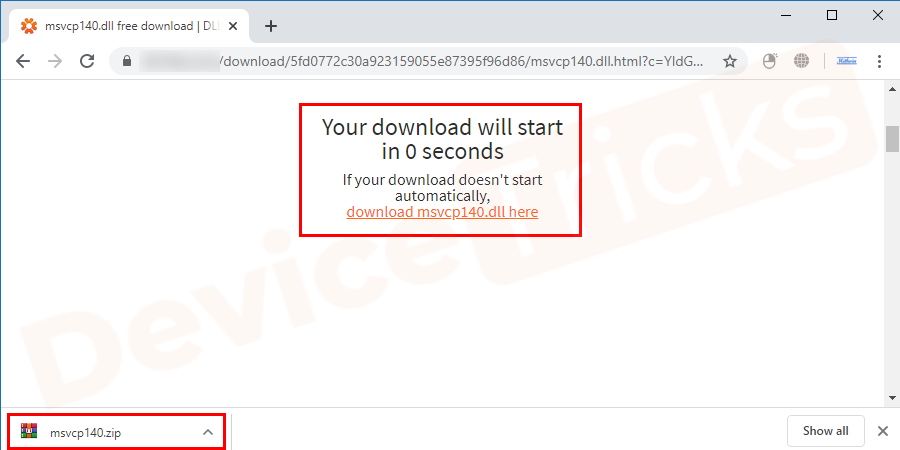 After downloading the required file, just click the zip folder to open it.