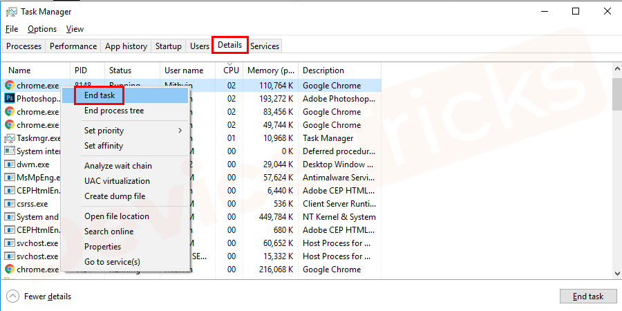 Find out which service is mainly using the high CPU. Perform a search and sequentially stop the service