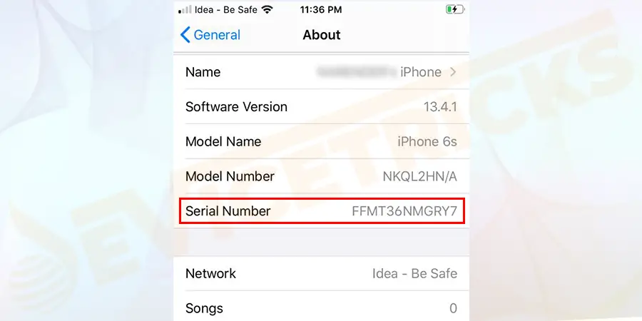 On iPhone, iPad, iPod touch, or Apple Watch, go to settings > general > about to find the serial number of the product (it is better to save that number before lost). If you missed the phone, you could see the serial number using the barcode on the box of Apple iPhone. You can also get your product’s serial number on the original receipt or invoice.