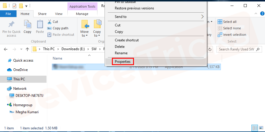 Navigate to the Local Files Tab and Browse Local Files. It will open your file explorer. Right-Click on the game.exe file and click on properties.