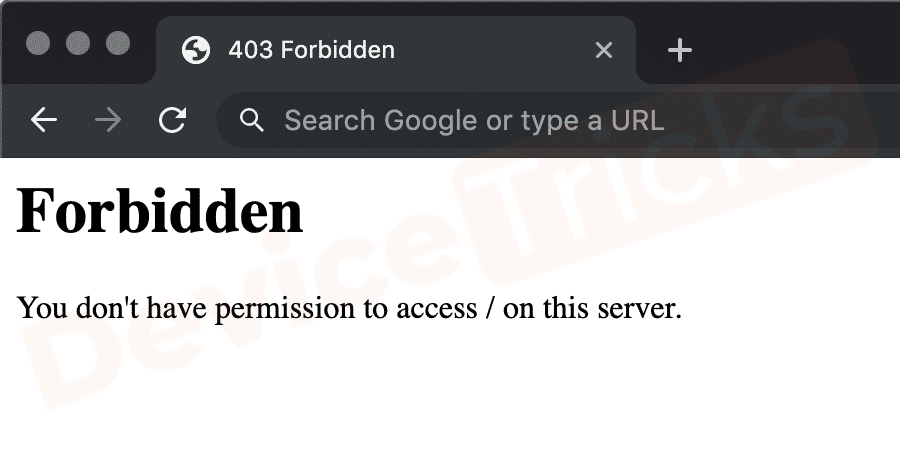 403 Forbidden