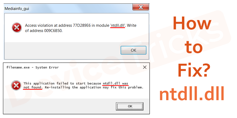 How to Fix ntdll.dll Crash Error on Windows?