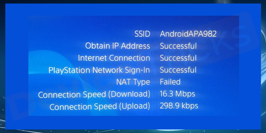 indre bogstaveligt talt Anklage PS4 NAT type failed error (What it is & How to fix) - Device Tricks