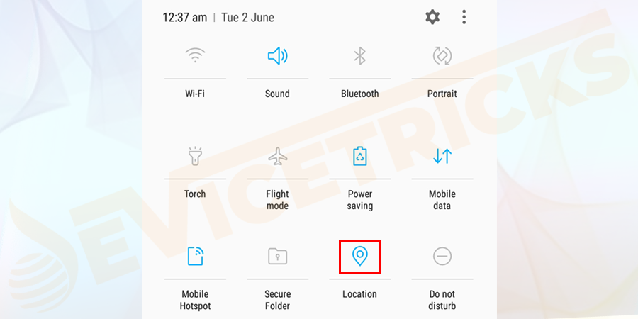 Location or GPS should be turned on.