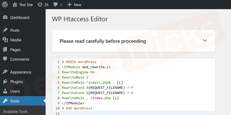 You can use the FTP program’s edit mode. Or Directly edit the file on your computer and then upload the edited file to the server via FTP.