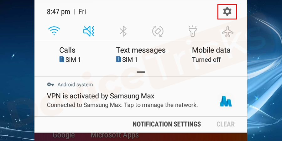 Open Settings on your phone.
