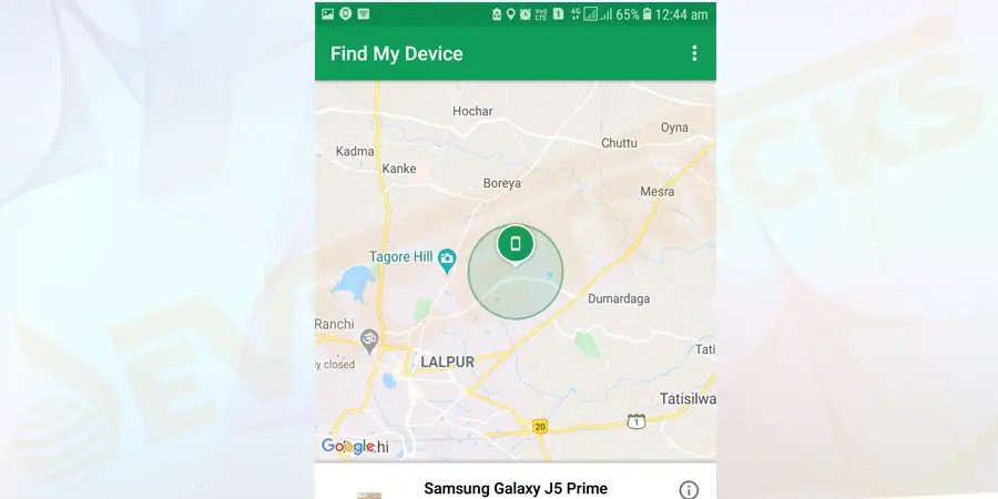 Open the Settings and go to Security & Location > Find My Device.