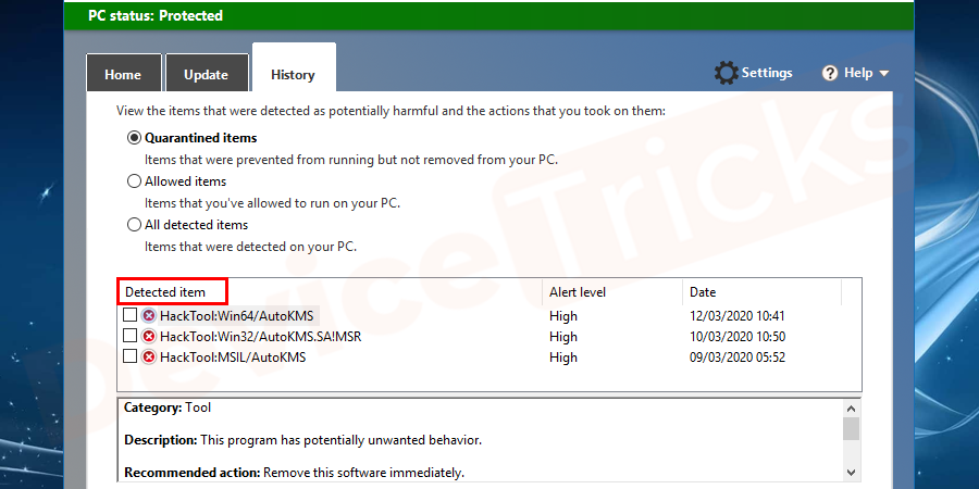 It will show you the scanned report where you can see the problematic file. Just remove or repair it to fix the Directory name is invalid error.