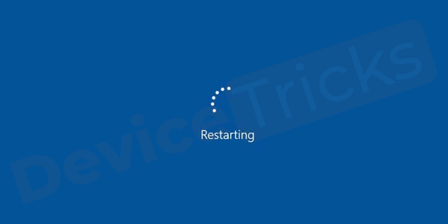Restart your Computer