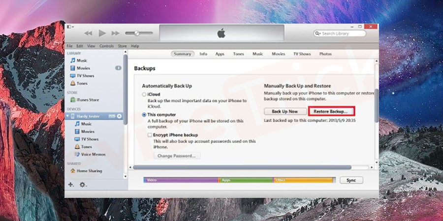Restore Backup