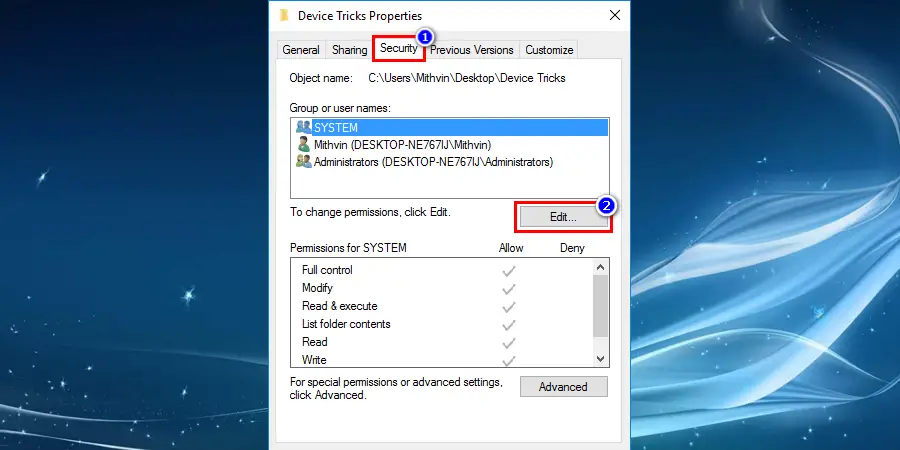 right-click on the folder and select properties. In the security, tab Click on the Edit button to set the full access to file or folder to fix Windows File Explorer keeps crashing