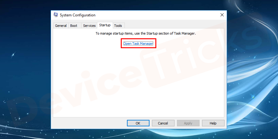 Open Startup tab and go to Task Manager and then locate to Realtek HD Audio Manager