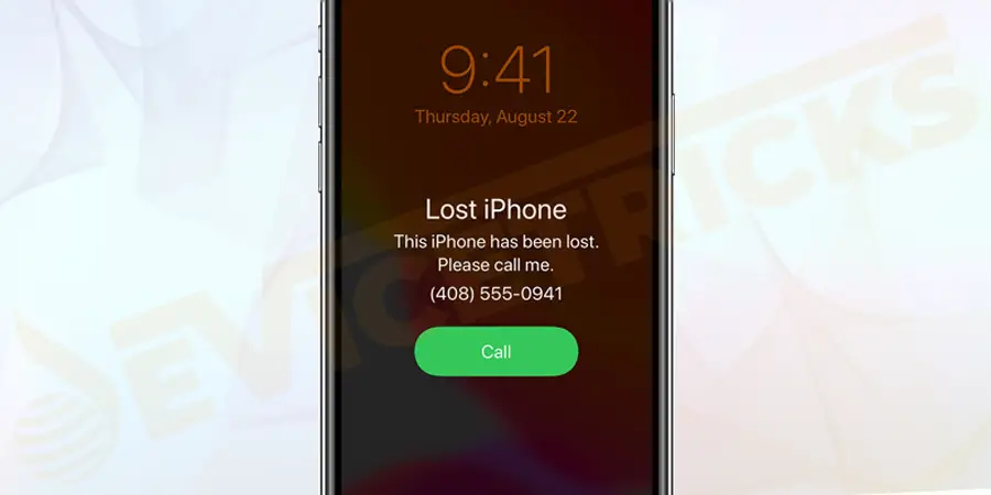 **If the iPhone has a passcode (password) then it will get locked with that code. Otherwise, you are asked to enter a code for securing it. The apple pay app will be suspended.