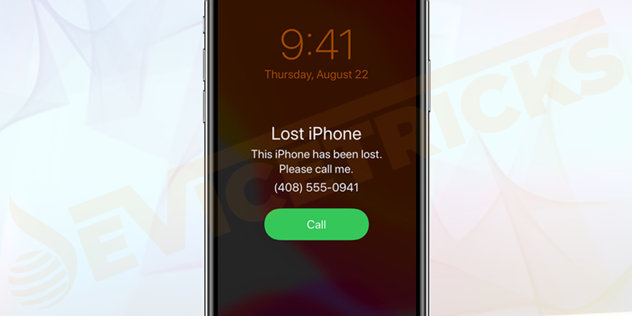 **If the iPhone has a passcode (password) then it will get locked with that code. Otherwise, you are asked to enter a code for securing it. The apple pay app will be suspended.