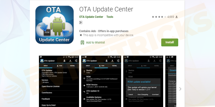 Unroot by installing an OTA update