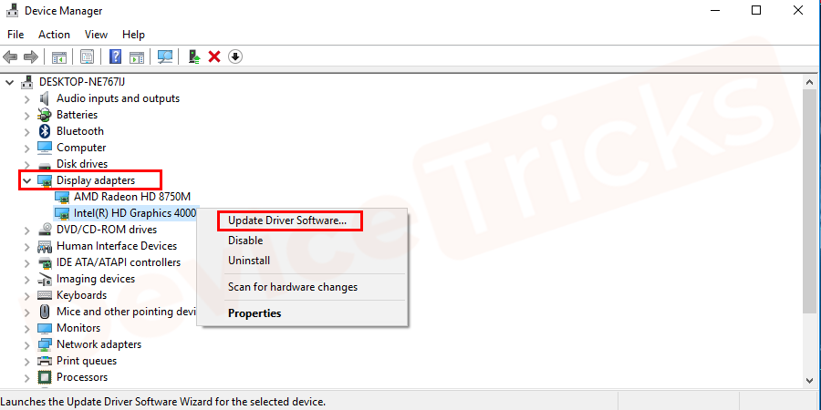 Update Graphics Driver