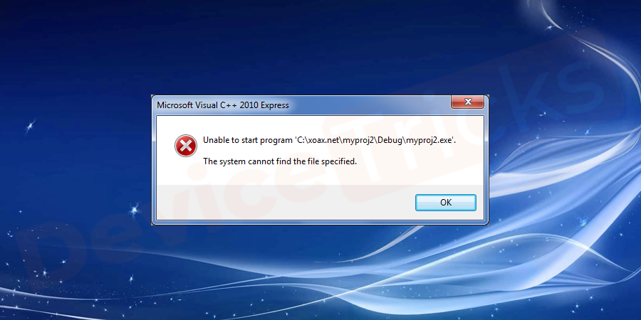 How To Fix The System Cannot Find The File Specified Error Device Tricks