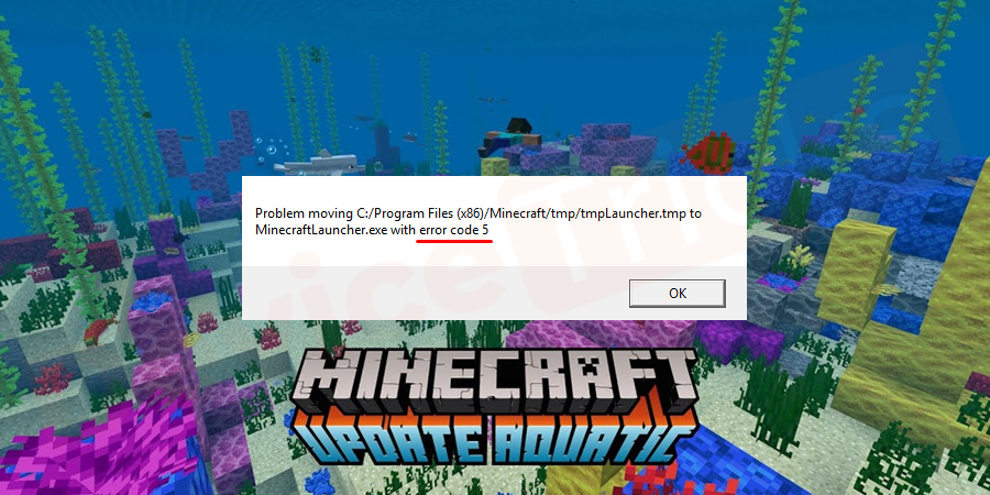 How To Fix Minecraft Error Code 5 On Windows Computer Device Tricks