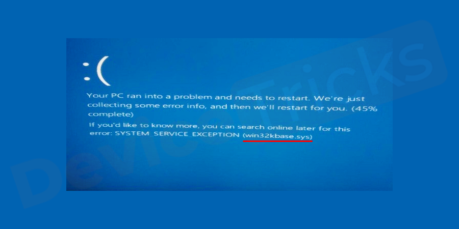 What is Win32kbase.sys Blue Screen Error?