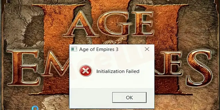 What is the "Age of Empires 3 Initialization Failed"?