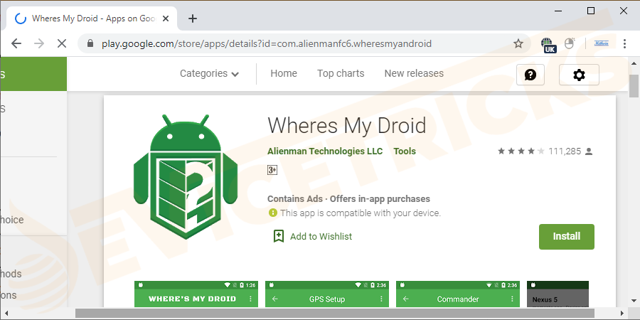 Wheres my droid