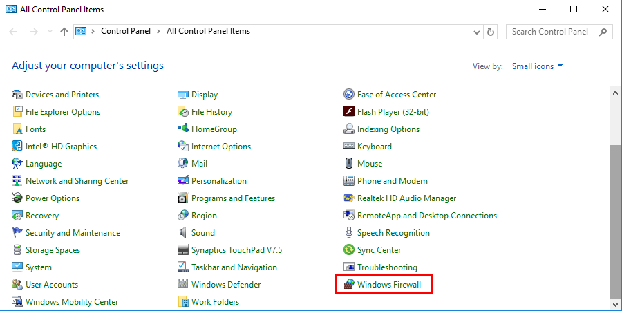 Windows Firewall