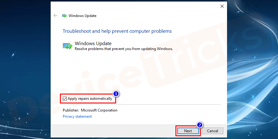 apply repairs automatically