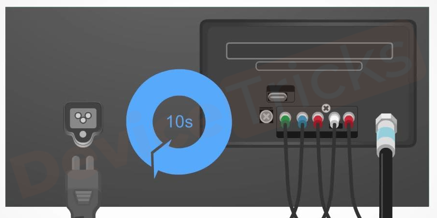 You may try by disconnecting and connecting the power supply, wait at least five 5 minutes after disconnection and later connect. Still, the problem exists then go for the next solution.