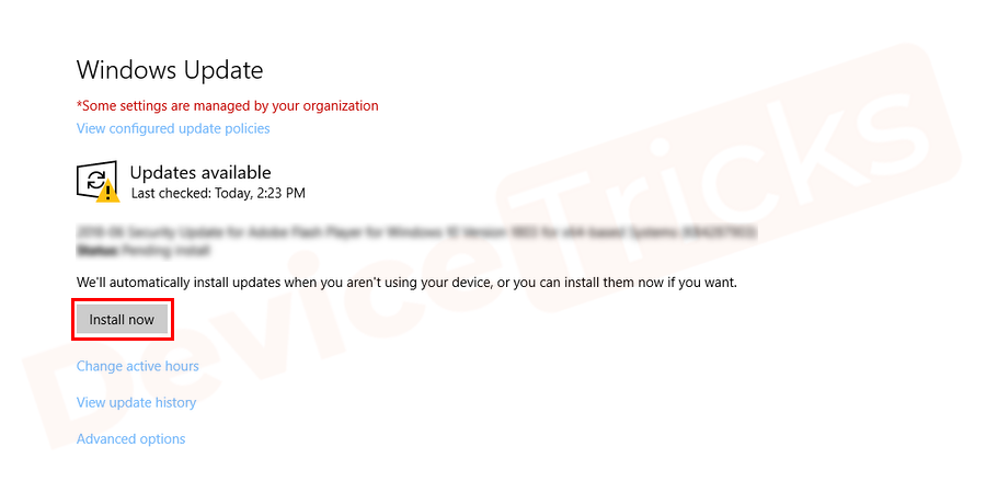 After completion of checking for updates, click on the download button to download and install the updates into your computer.