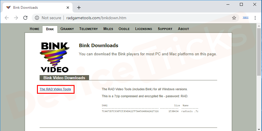 bink video codec bink video codec