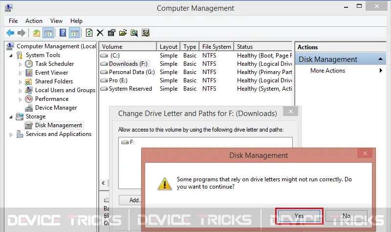 Guide to Change the Drive Letter to fix "The File or Directory is Corrupted and Unreadable Error".