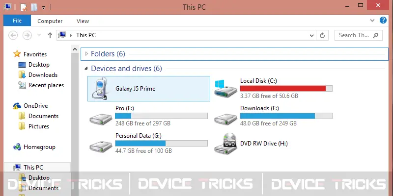 Quick Format the Peripheral Drive