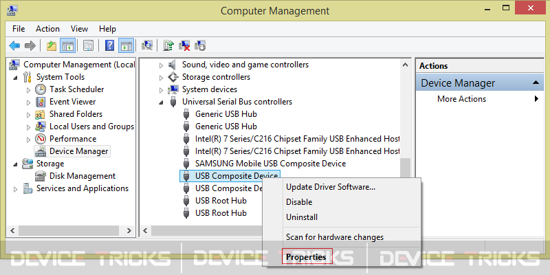 How to fix Device not migrated on Windows 10? click on properties